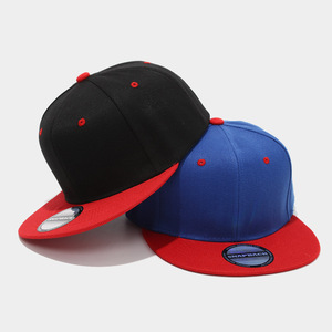 Casquettes de baseball personnalisées en gros avec logo, 100 % polyester, tendance, à visière plate, unies, style snapback pour hommes et femmes - Product Image 3