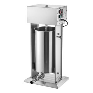 Insaccatrice Elettrica in Acciaio Inox da 55 LBS/25 L Verticale con Controllo Velocità Continuo e Pedale Robusto - Product Image 1
