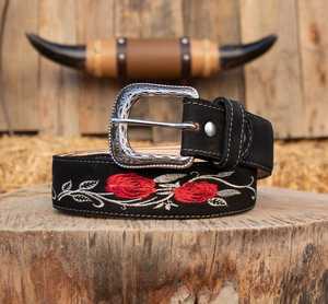 Genuine Leather <b>Fringe</b> <b>Belt</b> for Womens Brown Premium Cow Hide Custom Beaded Designs Luxury <b>Belts</b> Ready to Ship Unisex - Product Image 3