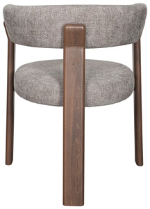 Chaise de salle à manger moderne en bois d'acacia - Product Image 4