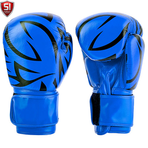 Gants de boxe en cuir SUMROOS SI multicolores avec sangle de poignet réglable, durables, protecteurs et confortables pour l'entraînement - Product Image 2