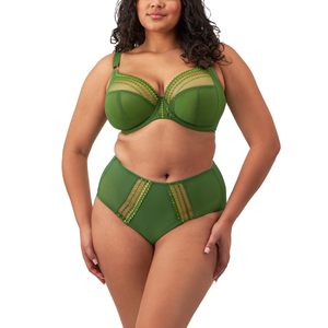 Women's Green Mesh <b>Strapless</b> Yoga Sports Bra Sublimation Printed Crystal Decoration Removable Pads Medium Support Breathable - Product Image 2