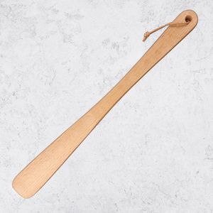 Cuchara para zapatos de madera profesional con mango extendido y diseño de agarre cómodo para hoteles, tiendas minoristas y uso personal - Product Image 5