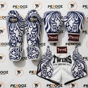 Guantes, Espinilleras y Pantalones Cortos Deportivos para Clases de Boxeo, Entrenamientos de Kickboxing y Ejercicios de Fitness - Product Image 6