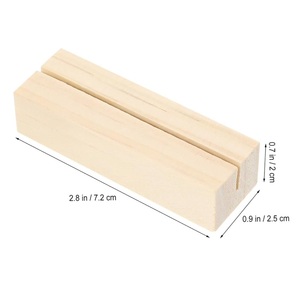 Custom Color Business Card Holder Case Wood Business Name Card Display Holder for Unique Desktop Wood Card Holder At Best Cost - Product Image 5