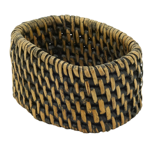 Anneau de serviette en rotin naturel, porte-serviettes carré au design élégant, anneau en tissu très vendu, anneau pour serviettes en papier en rotin - Product Image 1