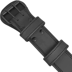 Cinturón de levantamiento de pesas de cuero genuino resistente, soporte lumbar para gimnasio, culturismo, fitness, levantamiento de pesas, entrenamiento duradero. - Product Image 5