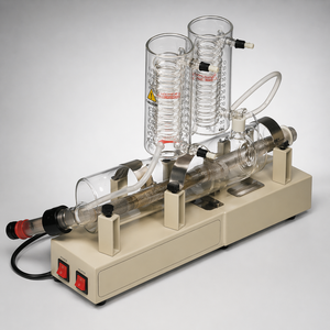 Unidad de Destilación Compacta para Laboratorio ELS Instruments, 4 LPH, Vidrio Borosilicato, Destilador de Agua Doble, Personalizable OEM - Product Image 6