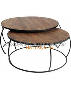 Mesa de centro de latón con tapa de mármol blanco - Product Image 6