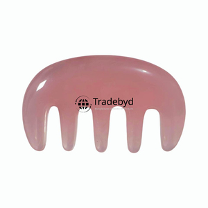 Tradebyd Professional Premium Quality Eco-Friendly Handmade <b>Wide</b> Tooth Resin Hair <b>Comb</b> for Smooth Styling Frizz Control Wedding - Product Image 5