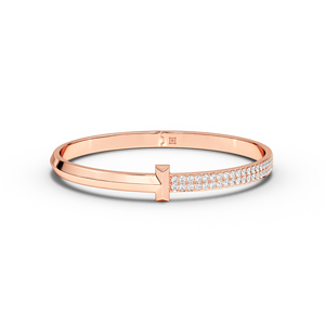 Pulseras de Corte Redondo con Diamantes Creados en Laboratorio, Brazalete de Joyería Fina con Certificación IGI y Claridad VVS para Mujer en Venta - Product Image 5