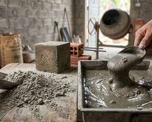Cemento Portland 42.5MPa de endurecimiento rápido, tipo silicato, para construcción de infraestructuras, material de construcción en polvo gris - Product Image 1