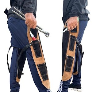 Delantal Profesional para Herrador, Pantalones de Cuero para Herrar Caballos, Babero de Seguridad para Herrería, Equipo Resistente para el Cuidado de Pezuñas de GUJJAR SURGICAL - Product Image 2