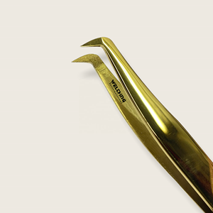 2021 dernière extension de cils en acier inoxydable enduit de plasma pince à épiler méga Volume Logo personnalisé outil de maquillage/beauté en gros - Product Image 1