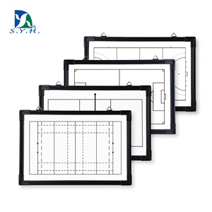 SYH Professional Writable <b>Magnetic</b> Football Tactic Whiteboard Plastic/Aluminum <b>Frame</b> Double-Sided Design Sports Field Use - Product Image 5