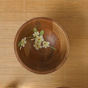 AMAYRA - Tazón para Ensalada de Diseño Bohemio, Hecho a Mano en Madera Ecológica, Apto para Lavavajillas, Ideal para Regalos Empresariales y Fiestas - Product Image 1