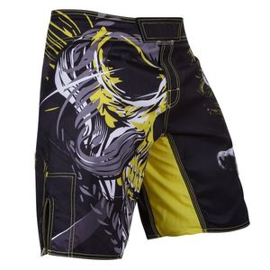 Shorts de combat MMA personnalisés pour hommes, entraînement décontracté, 100% coton, taille élastique, imperméables, respirants, vente en gros par Buraq MMA Sports - Product Image 5
