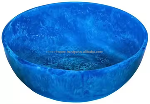 Tazón para Servir Ensaladas Tradicional Ecológico de Resina para el Hogar y Restaurantes, Hecho a Mano con Color y Diseño Personalizables - Product Image 5