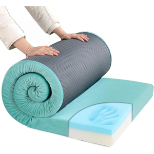 Closed Foaming Air Mattress Type Outdoor style MD04 CAMPING Built-in Inflator Pump TPU Nylon Bag Packaging OEM Brand Name - Product Image 1