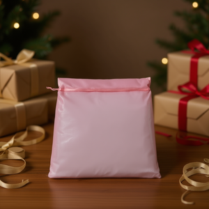 MNJ Mesh <b>Drawstring</b> <b>Bag</b> 17X25Cm Pink Gift Packaging 12Pcs - Product Image 3