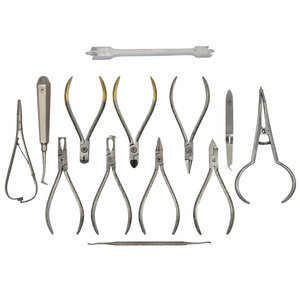 Factory Manufacturing Professional Manual Stainless Steel High Quality CE Certified Precision Engineering Orthodontic <b>Plier</b> <b>Set</b> - Product Image 1