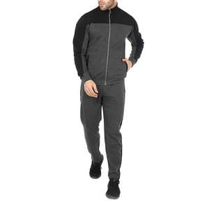 Chándal Deportivo para Hombre de Primera Calidad con Capucha, Diseño de Paneles Bicolor, Estilo Limpio, Paneles en Contraste, Cordón Ajustable, Corte Regular - Product Image 3