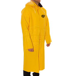 Manteau de pluie léger, écologique, imperméable et respirant avec logo personnalisé pour hommes, pour usage extérieur - Product Image 3
