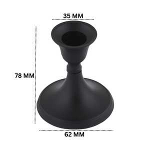 Support de bougie en aluminium plaqué or, écologique, résistant à la chaleur, pour la maison, Noël, Pâques, mariage, fête - Product Image 6