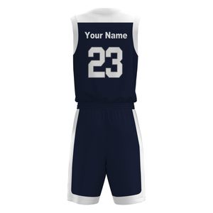 Street Style Basketball Uniform Athletic Cut Jersey with Matching <b>Shorts</b> Tournament Ready Basketball Uniform - Product Image 2
