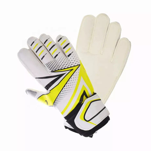 Gants de gardien de but de football 2026, doigts entiers, antidérapants, respirants, en PU, unisexe, fermeture auto-agrippante réglable, jaune et blanc - Product Image 6