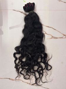 Cabello Indio Virgen Más Vendido, Cabello Rizado Virgen a Granel, Extensiones de Cabello Indio Virgen, Volumen Natural, Textura Suave a Bajo Precio - Product Image 5