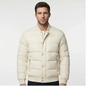 Veste en peluche design personnalisé pour hommes femmes vêtements d'extérieur chauds pour l'hiver manteau matelassé isolé Oem Odm fabricant de vêtements de mode pour hommes - Product Image 1