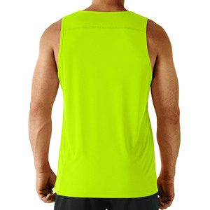 Men's Hip Hop Tank Top ODM Custom Print Street Style Shirt 100% Polyester Breathable V-neck Gym Wear Summer Vest - Product Image 5