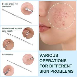 เครื่องมือกำจัดสิวเสี้ยนคุณภาพพรีเมียม เครื่องมือกดสิวสำหรับรักษาสิวบนใบหน้า เครื่องมือกดสิวหัวขาว - Product Image 2