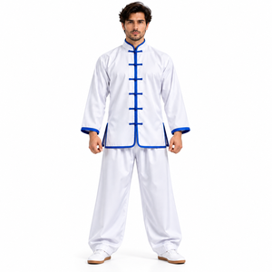 Vêtements de Kung Fu personnalisés pour hommes et femmes, uniforme traditionnel d'arts martiaux, veste et pantalon, fournisseur en gros - Product Image 1