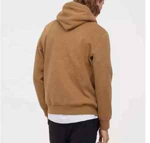 Sudadera con Capucha de Felpa de Poliéster y Algodón Premium para Hombre, Informal, Transpirable, para Invierno, Estilo Urbano, con Impresión de Logotipo Personalizado, Venta al Por Mayor - Product Image 3