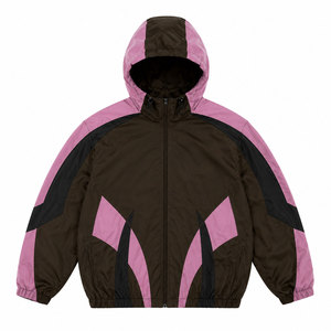 Conjunto Deportivo Casual para Hombre, Chaqueta y Pantalón Impermeables y Resistentes al Viento, 100% Nailon |   Conjunto Deportivo con Capucha y Cremallera - Product Image 2