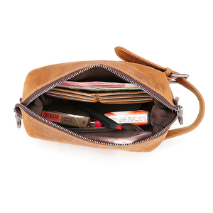 Handmade Toiletry Bag <b>Men</b> Travel Cosmetic <b>Pouch</b> Genuine Leather Dopp Kit. - Product Image 2