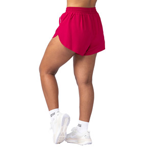 Custom <b>Womens</b> <b>Black</b> Running <b>Shorts</b> Lightweight Athletic Gym <b>Shorts</b> Drawstring Waist Side Split Workout Sportswear - Product Image 6