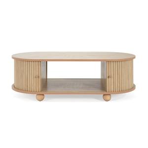 Table basse Patricia en teck massif de haute qualité avec bois naturel pour usage intérieur - Product Image 3