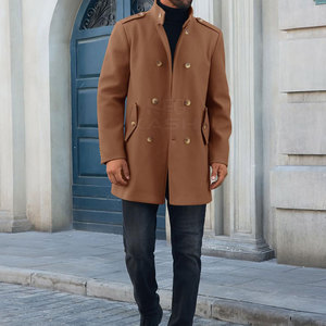 Abrigo Largo de Lana para Hombre, Impermeable, Cortavientos, Cálido y Ligero, para Senderismo, Camping, Viajes y Aventuras al Aire Libre - Product Image 6