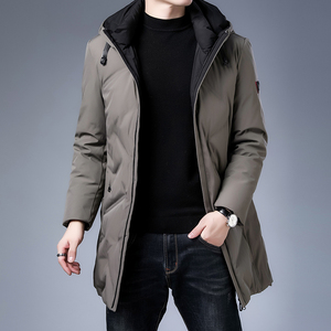 New Winter Trendy Brand Men's Coats Thickened <b>Down</b> Men's Jackets Printed Stand Collar Loose Men's <b>Down</b> Jackets - Product Image 6