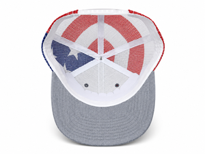 Casquette Trucker Structurée à 6 Panneaux Mi-Profonds Personnalisée avec Logo Brodé, Visière Légèrement Courbée et Fermeture Snapback - Product Image 3