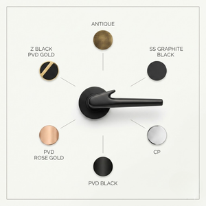 Elegant Solid Brass Door <b>Handle</b> Set with Mortise <b>Lock</b> |Luxury Lever <b>Handles</b> for Interior Doors, Office & Hotel Interior Decor - Product Image 5