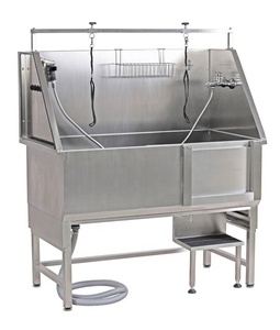 Bañeras de aseo para perros de acero inoxidable a la venta, <span class=keywords><strong>bañera</strong></span> de acero inoxidable pulido artesanal - Product Image 1