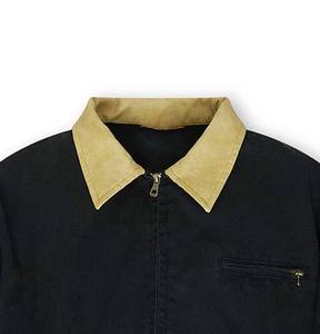 เสื้อแจ็คเก็ตทำงานวินเทจคุณภาพสูงสำหรับผู้ชาย ผ้าแคนวาสลำลอง คอผ้าคอร์ดูรอย ดีไซน์ทันสมัยสไตล์ไฮสตรีท สำหรับฤดูหนาว - Product Image 3