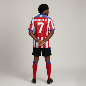 Uniformes de Fútbol para Adultos, Camiseta de Fútbol con Estampado Digital Personalizado OEM, Ropa Deportiva de Secado Rápido, 100% Poliéster, Uniforme de Marca Expandible - Product Image 5