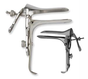 Spéculum vaginal Pederson Non stérile en acier inoxydable grand bec de canard à double lame réutilisable sans capacité de source lumineuse - Product Image 5