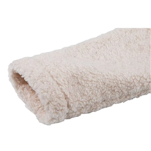 Veste matelassée en fausse fourrure pour femme, beige, col montant, fermeture éclair, style sherpa, manteau d'hiver - Product Image 5