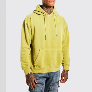 Sudadera con Capucha para Hombre, de Alta Calidad, Mezcla de Algodón, Lavado Ácido, Personalizada, Manga Larga, para Invierno, con Función Antiarrugas - Product Image 3